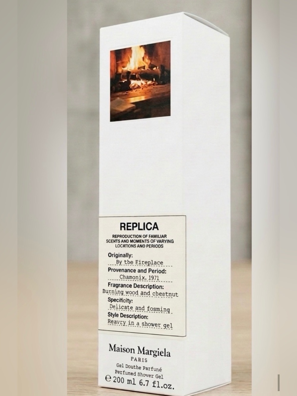 Maison Margiela By the Fireplace Perfumed Shower Gel Burning Wood Chestnut 200ml